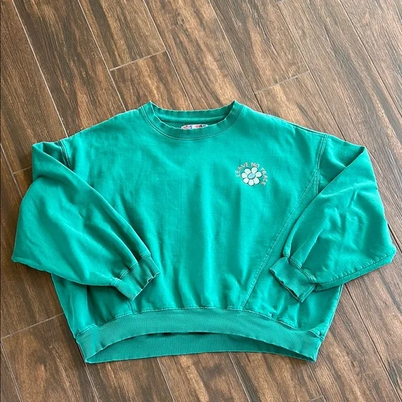 Urban outfitters oversized green Crewneck - Picture 1 of 8
